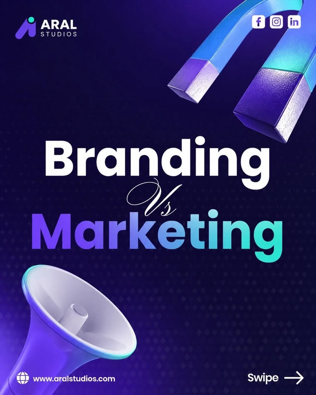 Social media designs by Aral Studios