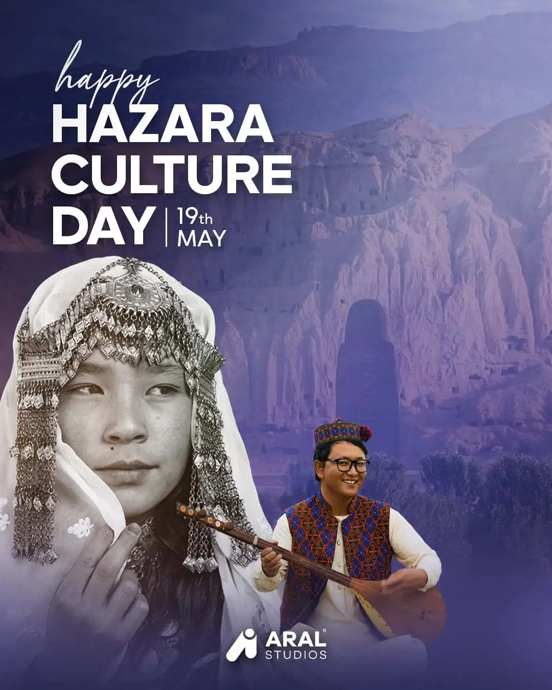 Aral Studios post celebrating Hazara Culture Day