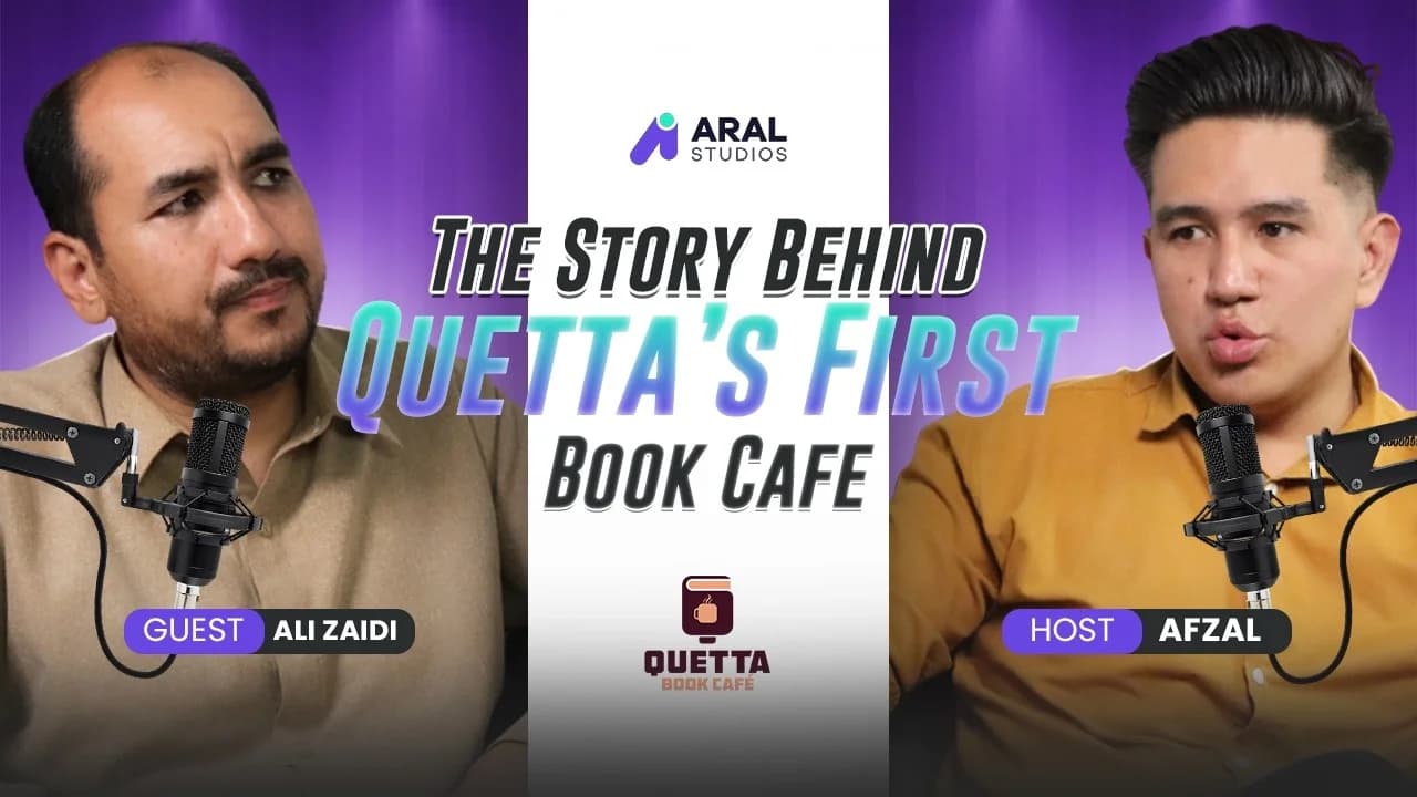 Cheragh Podcast: The story behind Quetta's first book cafe